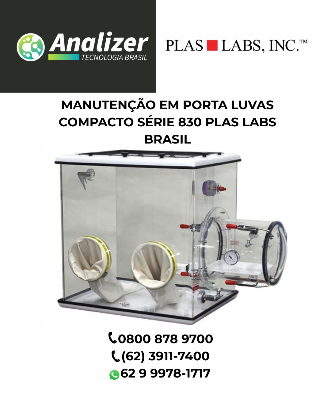 MANUTENÇÃO EM PORTA LUVAS COMPACTO SÉRIE 830 PLAS LABS BRASIL