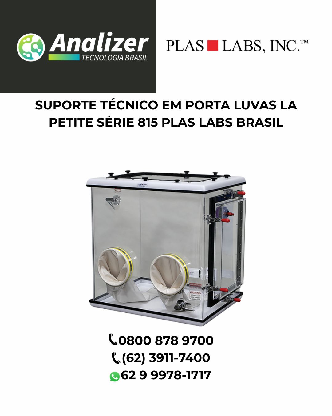 SUPORTE TÉCNICO EM PORTA LUVAS LA PETITE SÉRIE 815 PLAS LABS BRASIL
